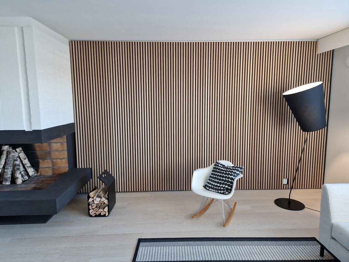 Akustiikka rimapaneelilevy marmori / saarni 600x2700mm