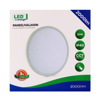 Paneelivalaisin kaukosäädin ohjattava 2000lm