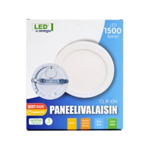 Led Energie Paneelivalaisin CLIP-ON 3CCT DIM 18W, 1500lm, 3000-4000-6500K - Image 2
