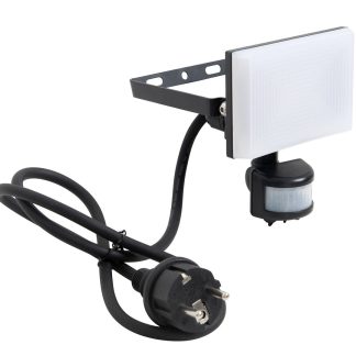 Airflood valonheitin PIR 10W 800lm IP44 musta