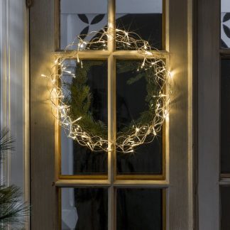 Konstsmide kranssi 45cm kulta