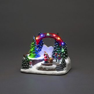 Konstsmide  Led-pöytäkoriste Merry Christmas