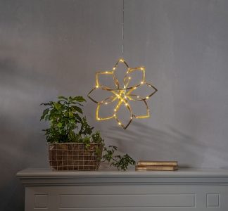 Amaze metallitähti  kulta  30cm