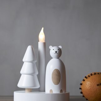 Christmas Joy kynttelikkö Polar Bear