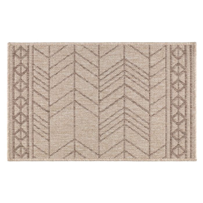 Sileäksikudottu kynnysmatto Edina 60x90 cm beige
