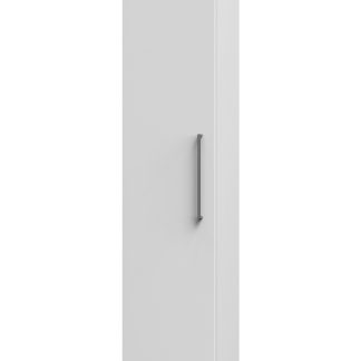 Korkea kaappi valkoinen PVC