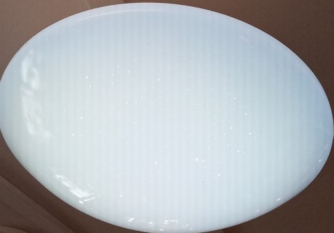 Luna 3-Led plafondi 50 cm valk/moniväri koukkukiinnitys + pistoke - Image 4
