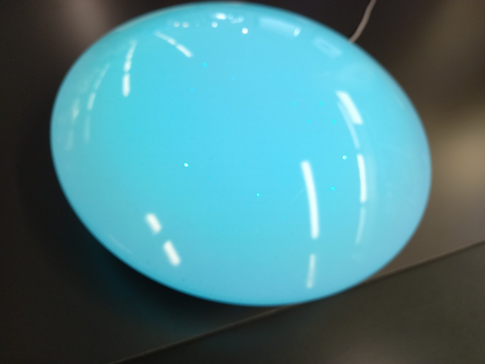 Luna 3-Led plafondi 50 cm valk/moniväri koukkukiinnitys + pistoke - Image 3