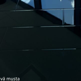 Alumocci sisustuslevy tiili kiiltävä musta 500x3050mm