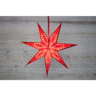 Paperitähti 7 sakarainen sametti 60 cm