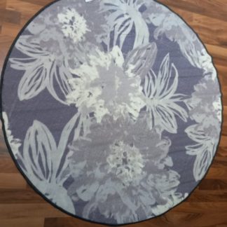 Hestia Melissa-matto harmaa pyöreä 133 cm