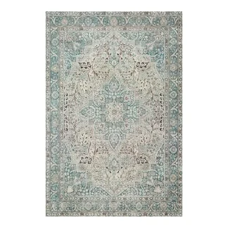 Cecilia matto 133 x 190 cm beige/vaalean sininen