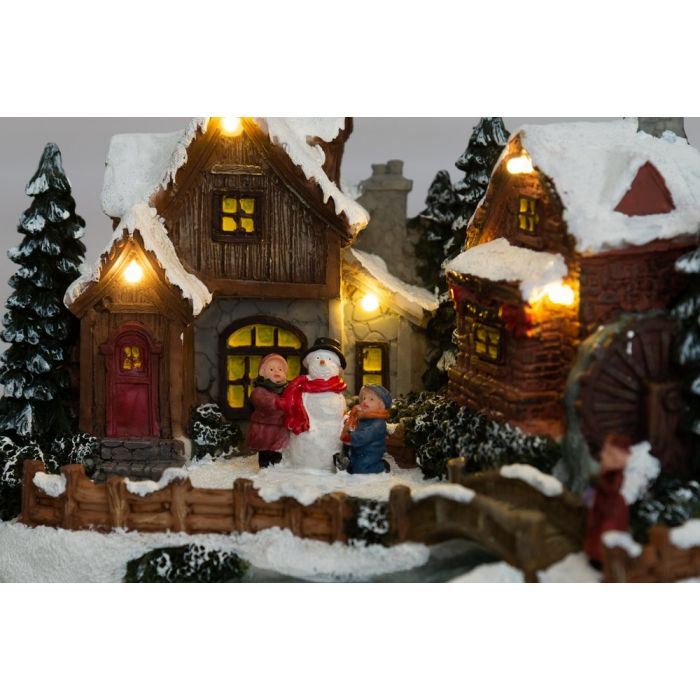 LED-Valokoriste Joulukylä purolla - Image 2