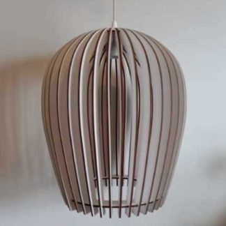 Lumme riippuvalaisin valkoinen