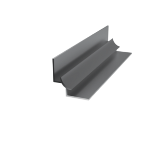 Stocksund komposiittilevyn sisäkulmalista 3000 mm harmaa