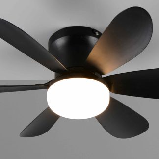 Lund kattotuuletinvalaisin mattamusta