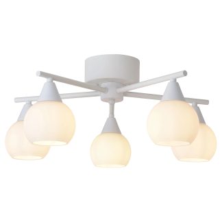 Kattovalaisin FocusLight KIIRA 5-osa Ø50cm, valkoinen