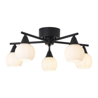 Kattovalaisin FocusLight KIIRA 5-osa Ø50cm, musta