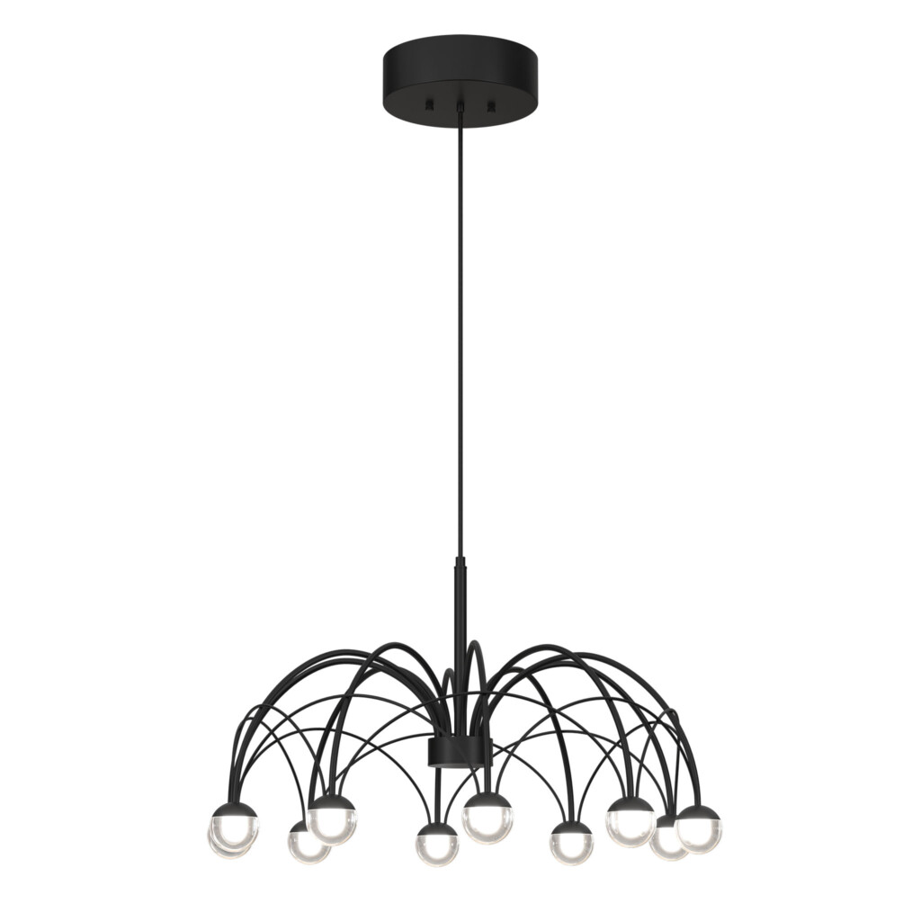 Parasol 65 LED -kattovalaisin musta