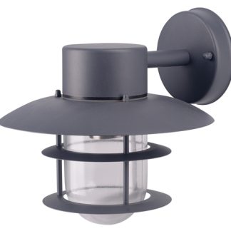 Seinävalaisin RAHOLA E27 IP44 antrasiitti   IP 44