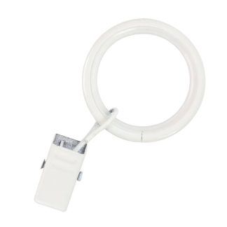 Verhorengas nipistimellä  teräs / kiiltävä valkoinen  Ø 25/33 mm