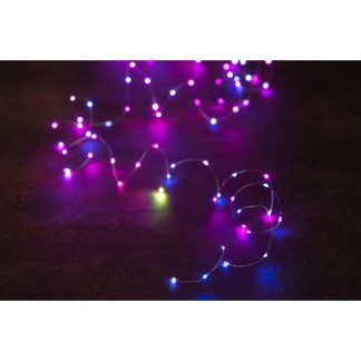 Valosarja USB  5 metriä 100 microLED   kauko-ohjattava