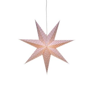 Kuviollinen paperitähti 60 cm