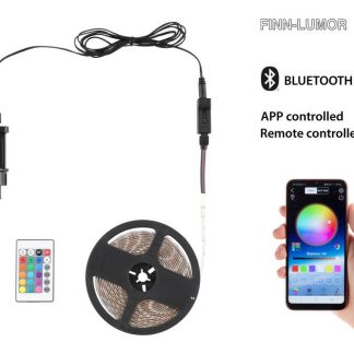 LED-nauha 5 m RGB ääniohjattava