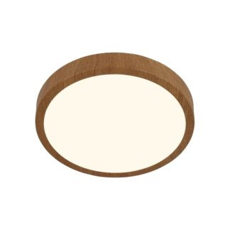 Runa plafondi 16w led 28cm puukuvioitu