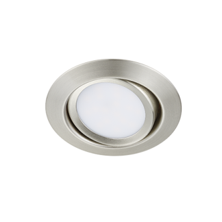 RILA  upotettava, suunnattava kattospotti  harjattu teräs 370 lm