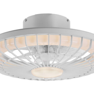 Kattotuuletinvalaisin FocusLight Milano Led Ø48cm valkoinen