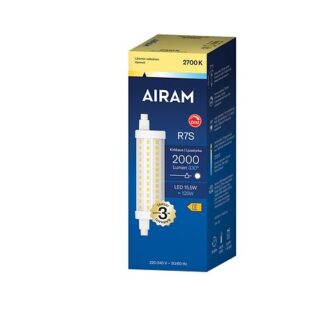 Airam Led-linear R7s-kannalla DIM 2000lm 118 mm