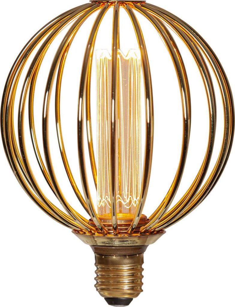 LED-lamppu E27 G125 Decoled Metal