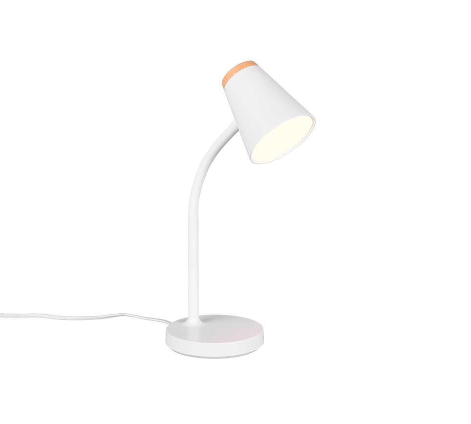 Trio Pongo pöytävalaisin 500 lm valkoinen 4,5W