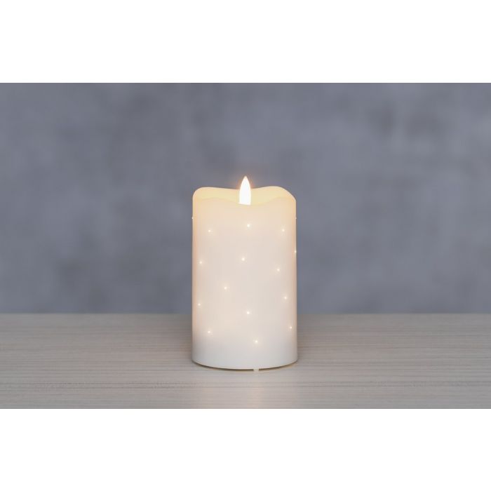 Vahapintainen LED-pöytäkynttilä aidonnäköisellä 3D-liekillä - Image 3