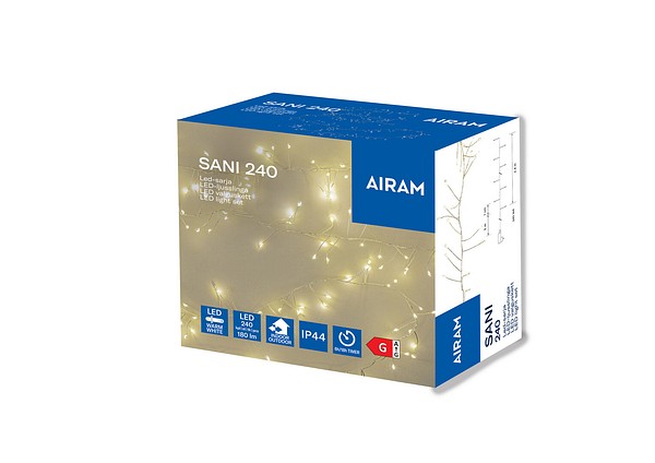 Airam Sani Micro-Ledvalosarja 2,4 m 180 lm - Image 2