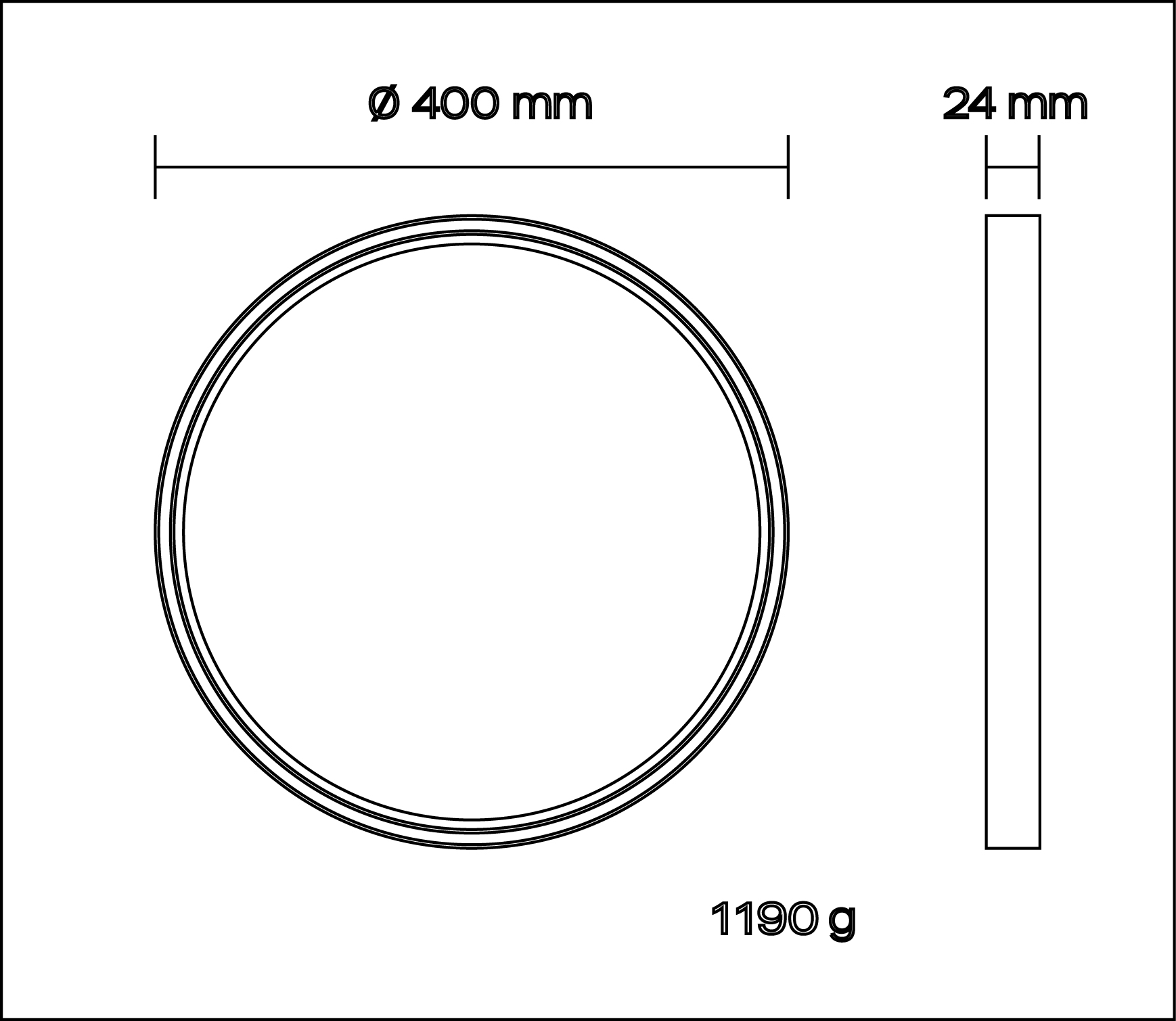 Paneelivalaisin 40 cm 2400lm Himmennettävä kaukosäätimellä - Image 3