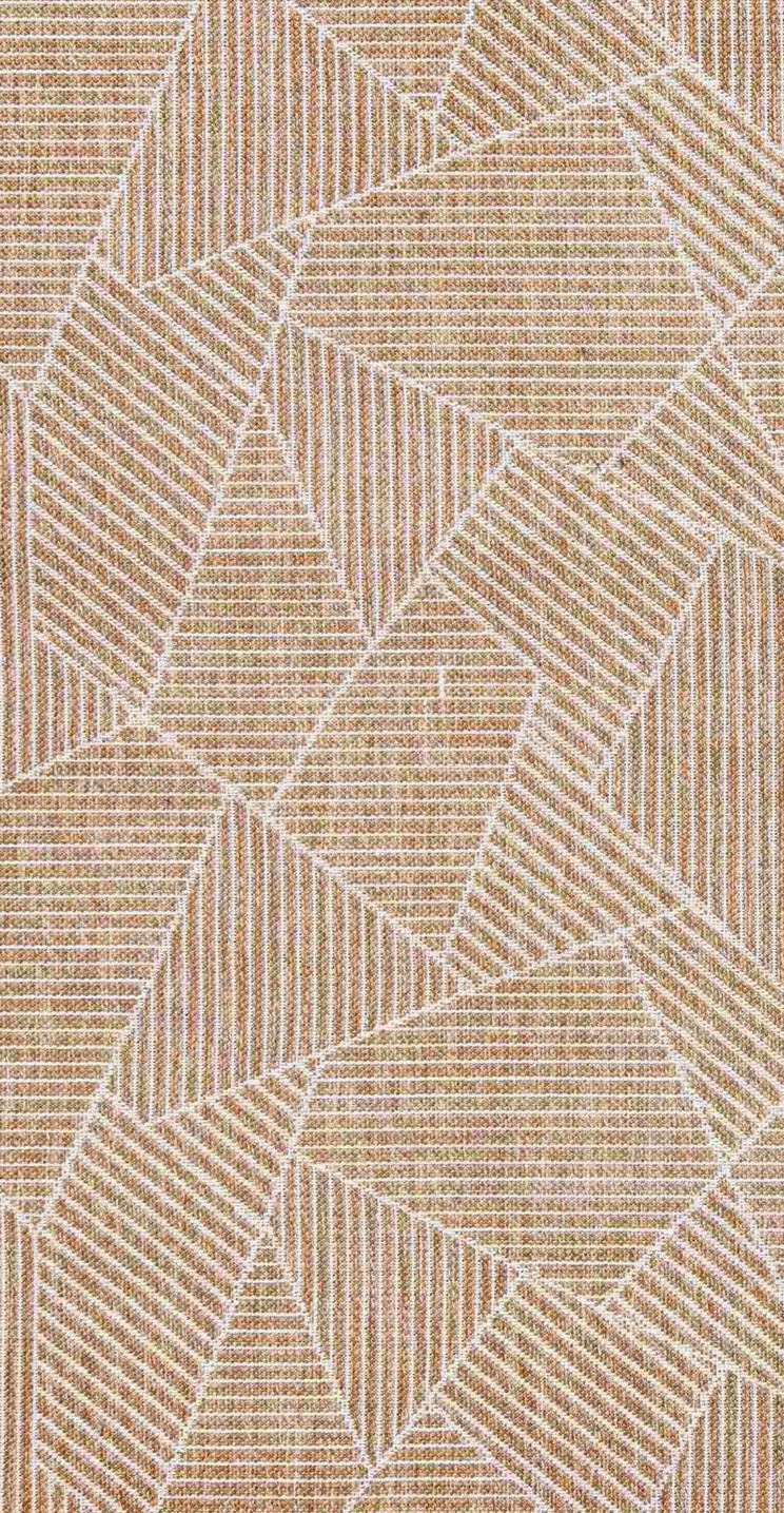 Ventura sileäksikudottu käytävämatto beige 90 cm - Image 3