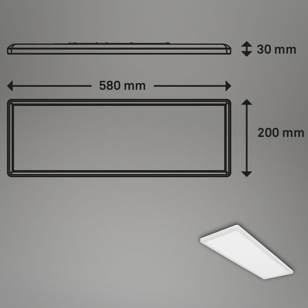 Led-paneelivalaisin 22W 3000lm taustavalolla - Image 4