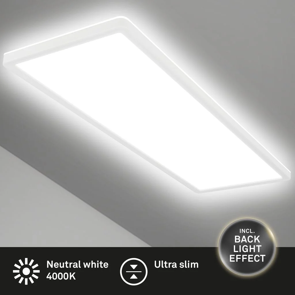 Led-paneelivalaisin 22W 3000lm taustavalolla